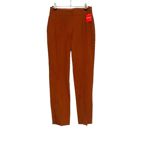 NWT SPANX On The Go Ankle Slim Straight Leg Pant in  Bronze Glow SMALL - Picture 3 of 9